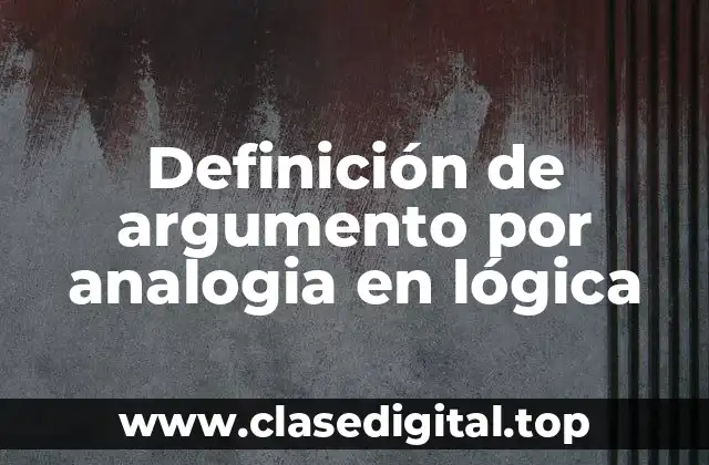 Ejemplos de argumento por analogia