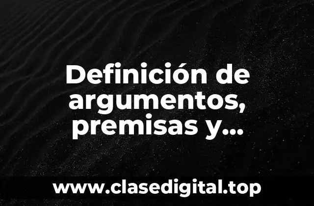 Definición de argumentos, premisas y conclusiones de máscaras mexicanas