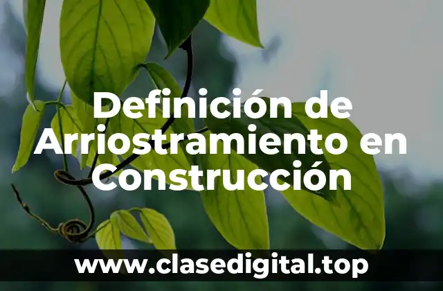 Definición de Arriostramiento en Construcción