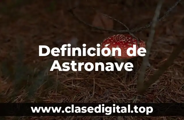 Definición de Astronave