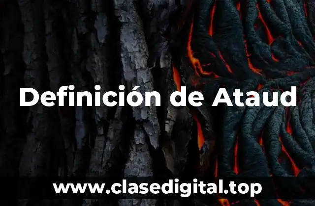 Definición técnica de Ataud