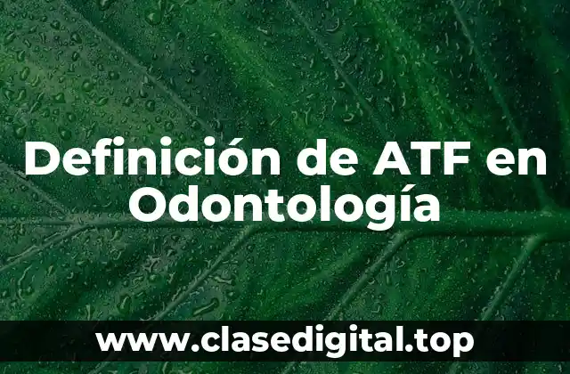 Definición técnica de ATF