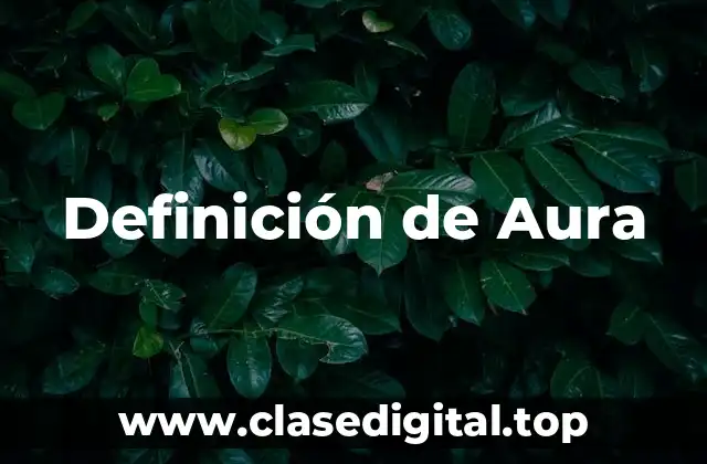 Definición de Aura