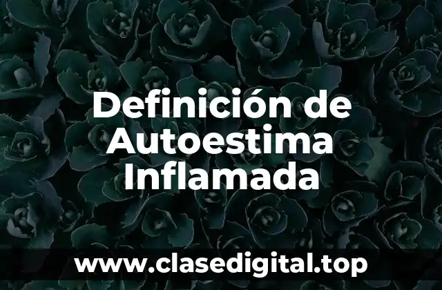 Definición de Autoestima Inflamada