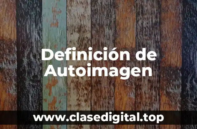 Definición técnica de Autoimagen