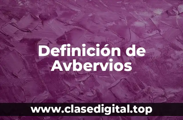 Definición de Avbervios