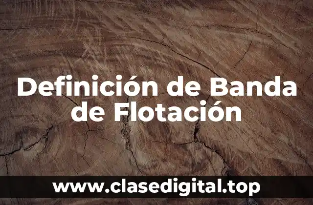 Definición de Banda de Flotación