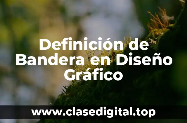 Definición de Bandera en Diseño Gráfico