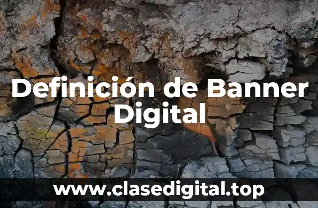 Definición de Banner Digital