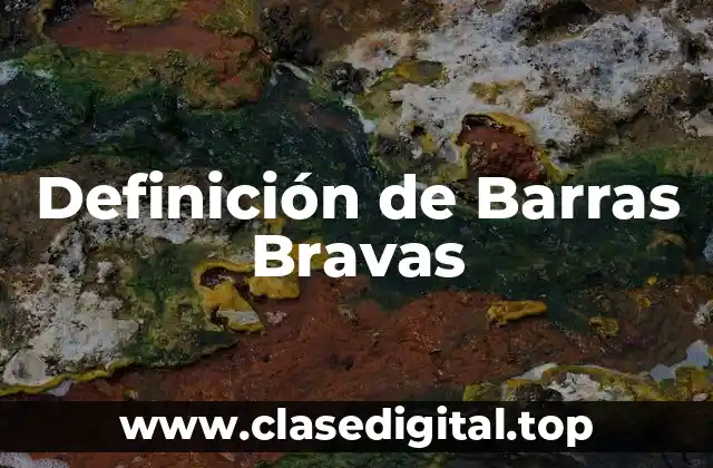 Definición de Barras Bravas