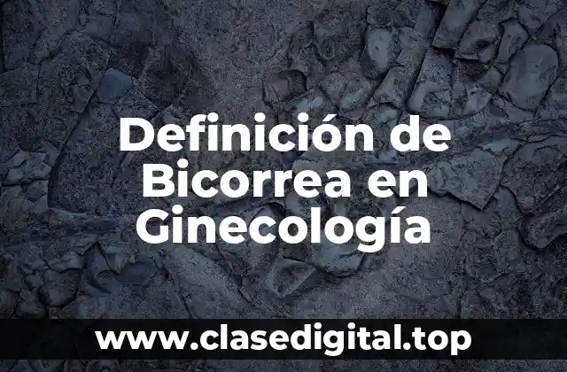 Definición Técnica de Bicorrea en Ginecología