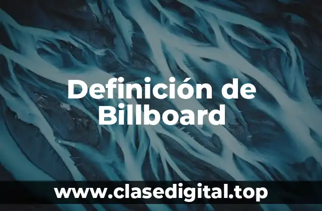 Ejemplos de Billboard