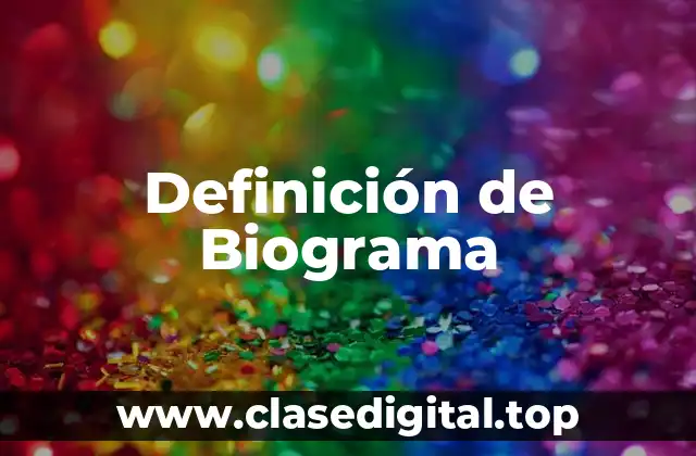 Definición técnica de Biograma