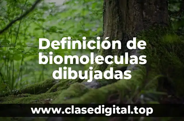 Definición de biomoleculas dibujadas