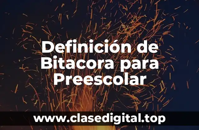 Ejemplos de Bitacora para Preescolar