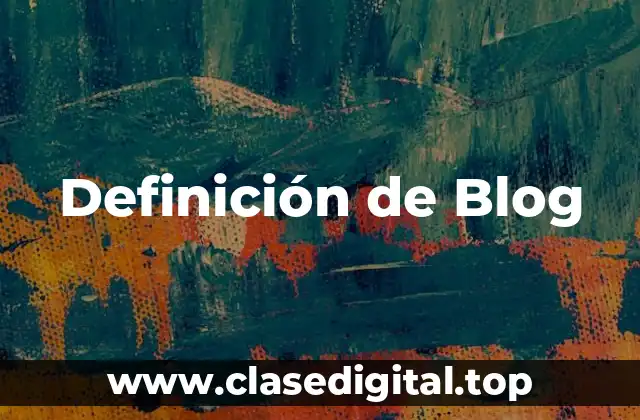 Ejemplos de Blogs
