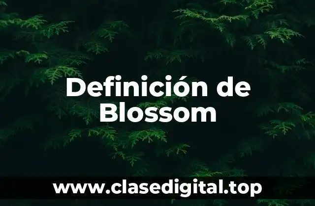 Definición de Blossom