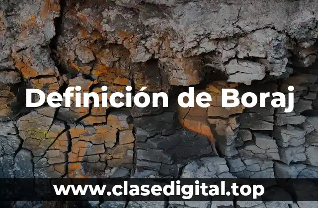Definición de Boraj