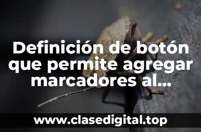 Definición de botón que permite agregar marcadores al navegador