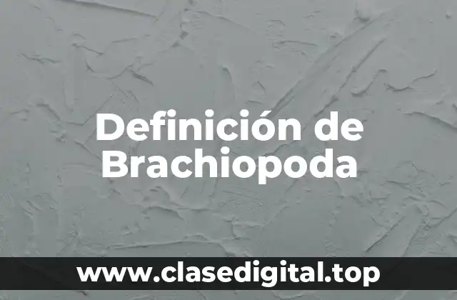 Ejemplos de Brachiopoda
