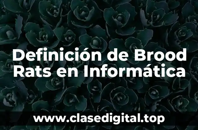 Definición de Brood Rats en Informática