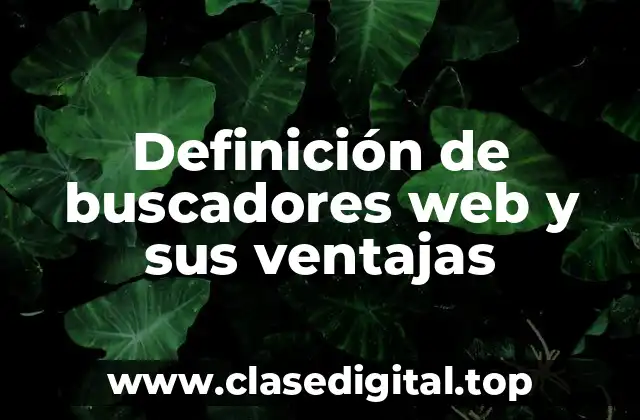 Ejemplos de buscadores web