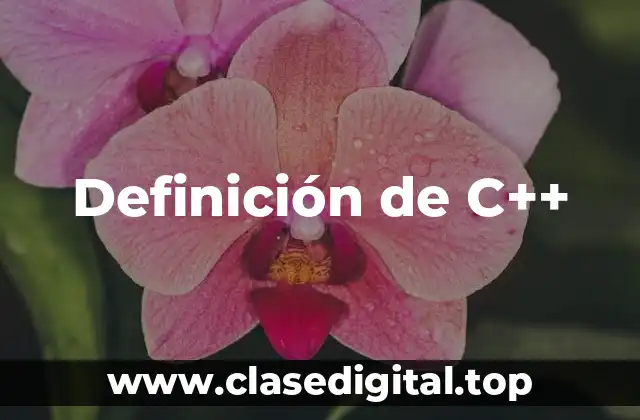 Definición de C++