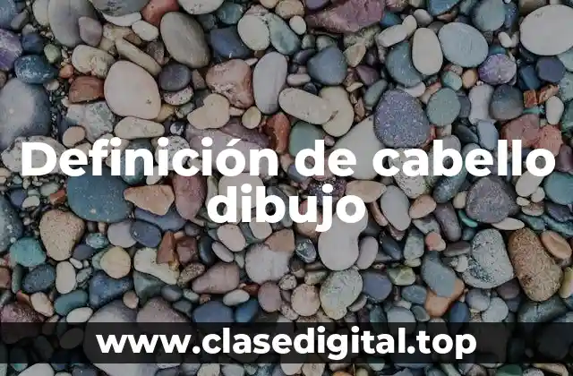 Definición de cabello dibujo