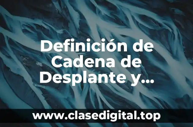 Definición de Cadena de Desplante y Cerramientos