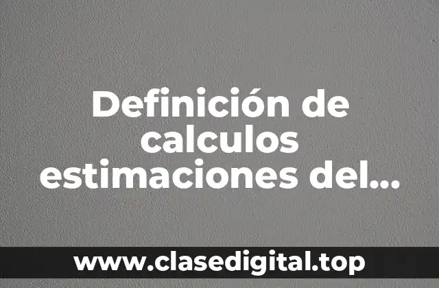 Ejemplos de calculos estimaciones del trabajo y potencia en motores