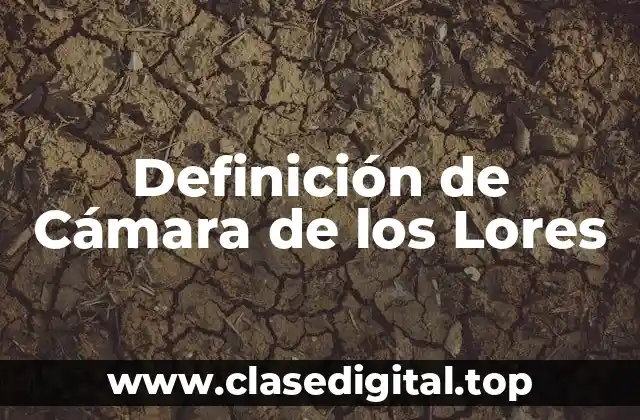 Definición de Cámara de los Lores