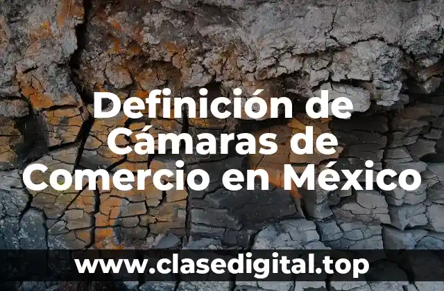 Ejemplos de Cámaras de Comercio en México