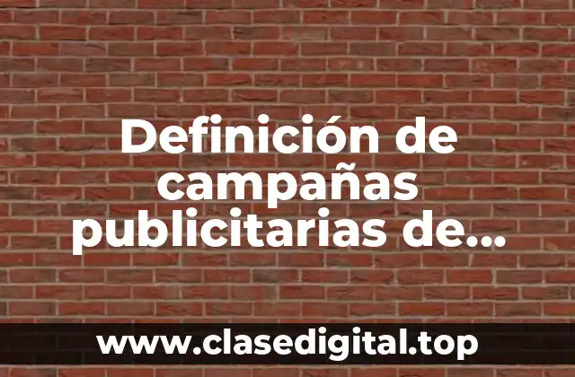 Definición de campañas publicitarias de vitaminas y proteínas