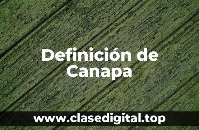 Definición de Canapa