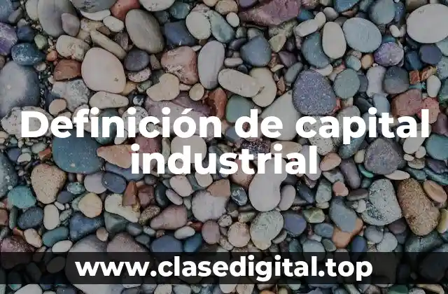 Definición de capital industrial