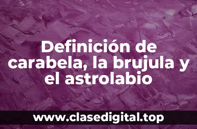 Ejemplos de carabela