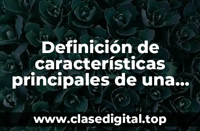 Definición de características principales de una obra de ensayo