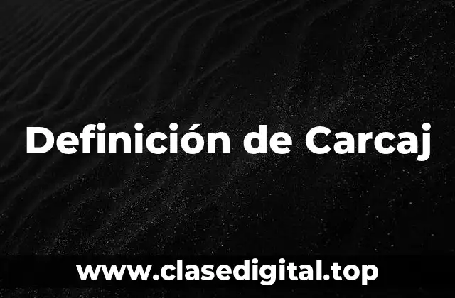 Definición de Carcaj