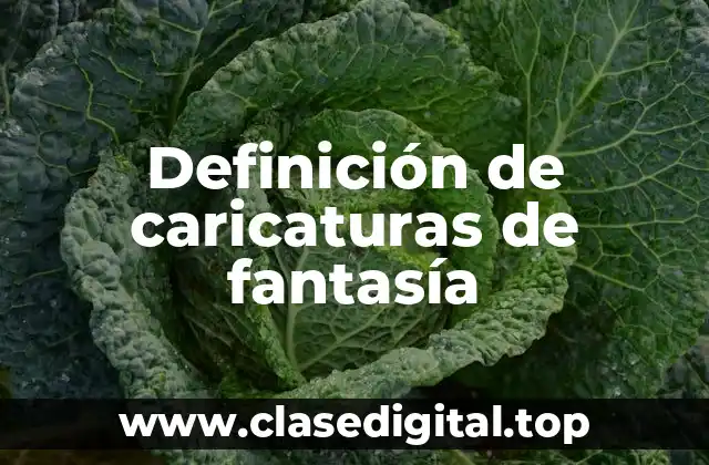 Definición de caricaturas de fantasía