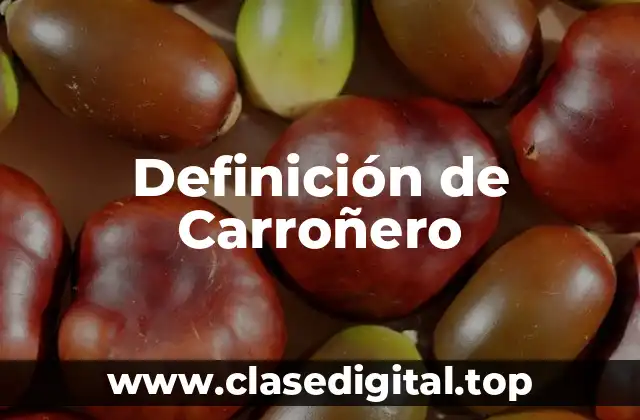 Definición de Carroñero
