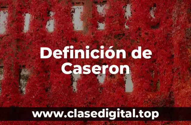 Definición de Caseron