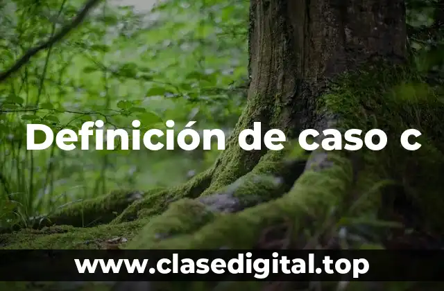 Definición de caso c