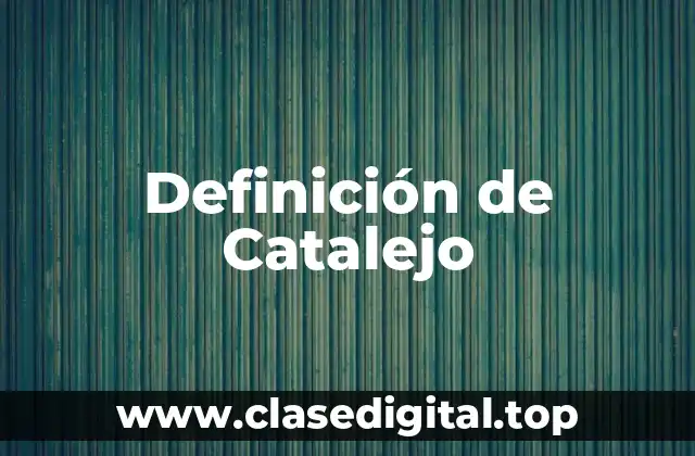 Definición técnica de Catalejo