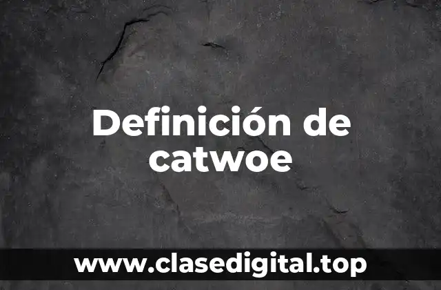 Definición de catwoe