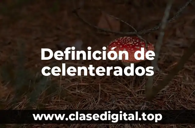 Definición técnica de celenterados