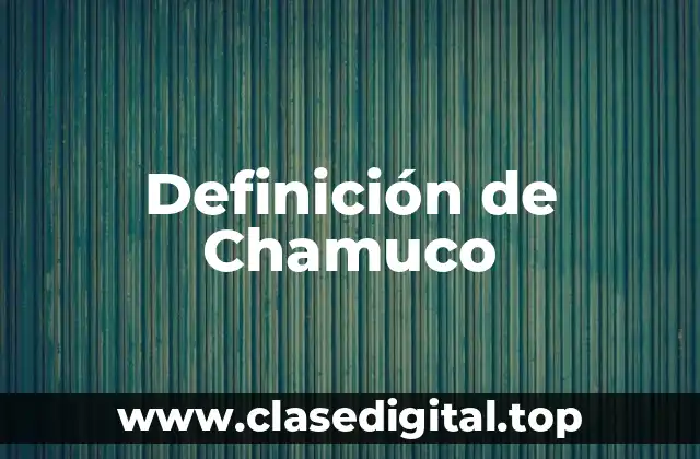 Definición de Chamuco