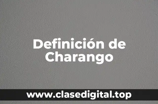 Definición de Charango