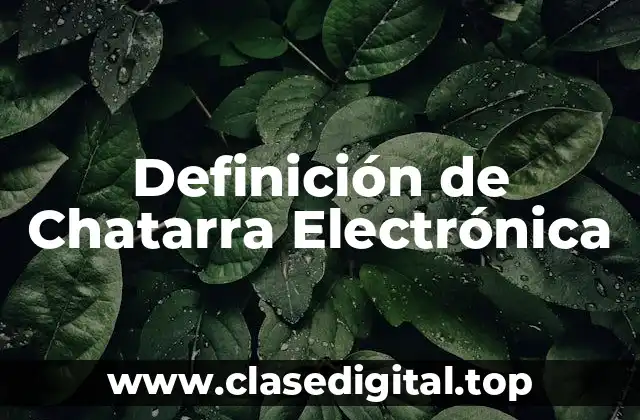 Ejemplos de Chatarra Electrónica