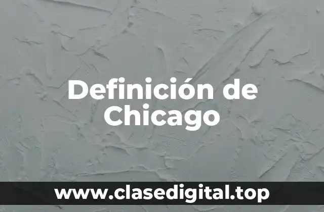 Ejemplos de Chicago