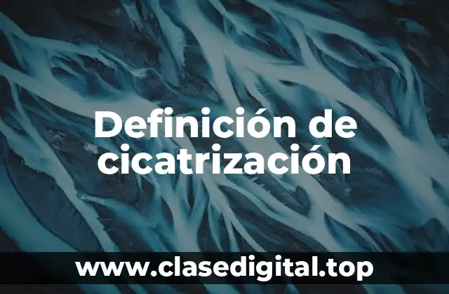 Definición de cicatrización